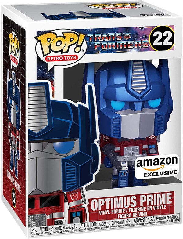 Funko Pop Retro Toys Transformers 22 Metallic Optimus Prime  (2 of 12)